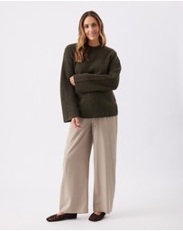 Ripe Maternity - Wide Leg Tencel Pant