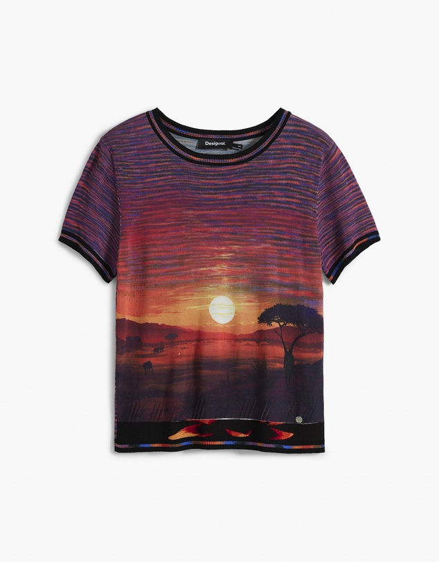Desigual - Sunset Knit T-Shirt