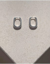 SAINT VALENTINE - Amsterdam Hoops - Silver