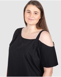 Love Your Wardrobe - Asymmetrical One Shoulder Tee