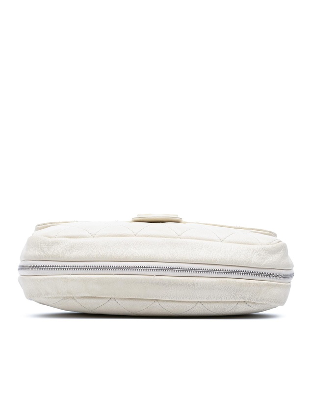 Pre-Loved by Azura Reborn - Pre-Loved Quilted Calfskin Expandable Zip Yacht Flap