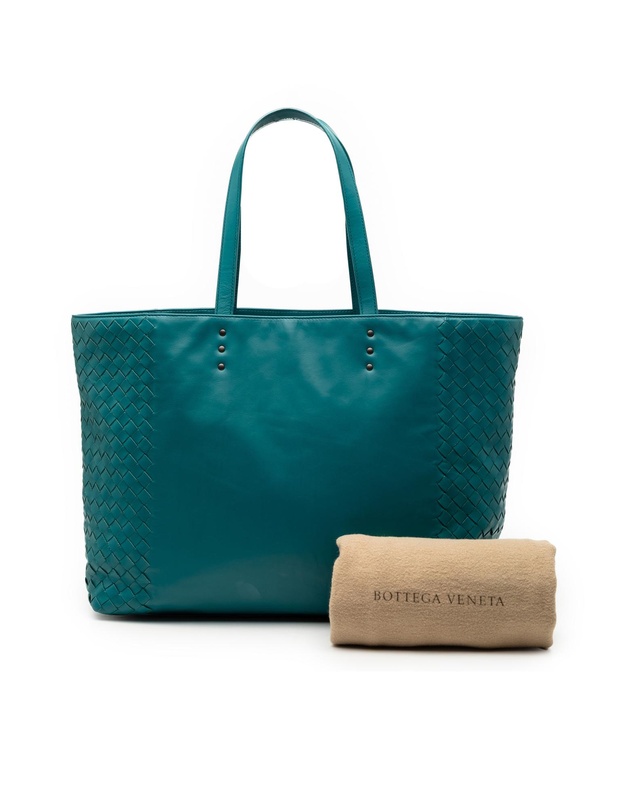 Pre-Loved by Azura Reborn - Pre-Loved Intrecciato Trimmed Nappa Tote