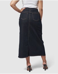 Sunday In The City - Hype Denim Maxi Skirt