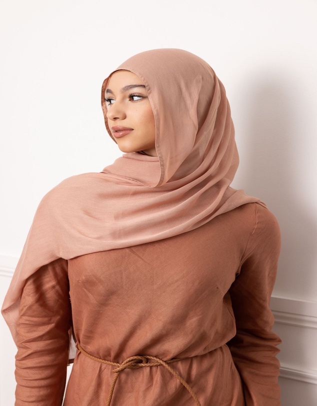 Mod Squad - Double Stitch Hijab- Petal