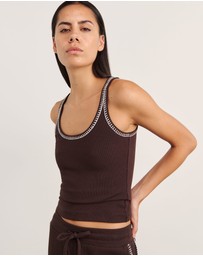 Jag - Celina Blanket Stitch Tank