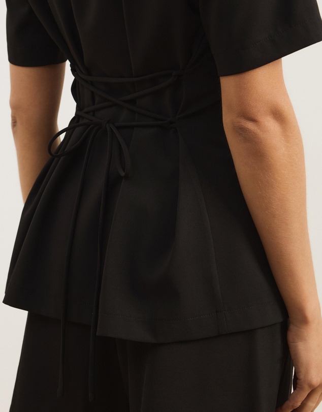 Atmos&Here - Aveline Tie Back Shirt