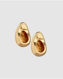 Elli Jewelry - Earrings Stud Drop 925 Sterling Silver Gold-plated