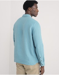 Seasalt - Seasalt Cornwall Teal Curator Shirt