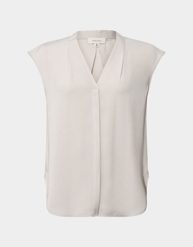 Forcast - Adelaide V-Neck Cap Sleeve Top