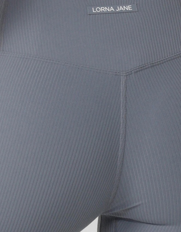 Lorna Jane - Level Up Active Rib Ankle Biter Leggings