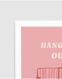 Olive et Oriel - Hanging Out by Treechild Art Print