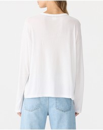 Bassike - Slouch Superfine Long Sleeve T-Shirt