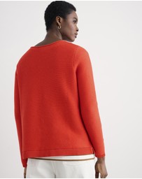 Seasalt - Seasalt Cornwall Orange Makers Jumper