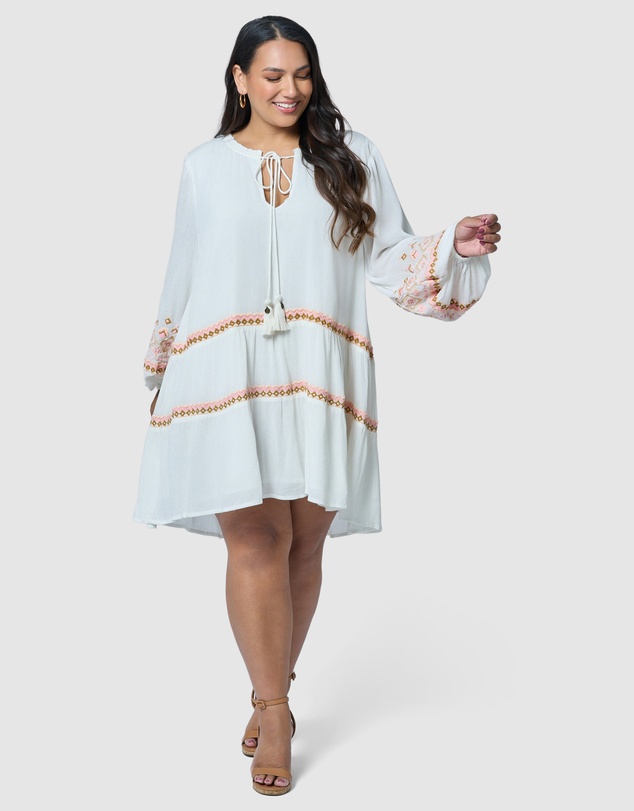The Poetic Gypsy - Golden Threads Mini Dress