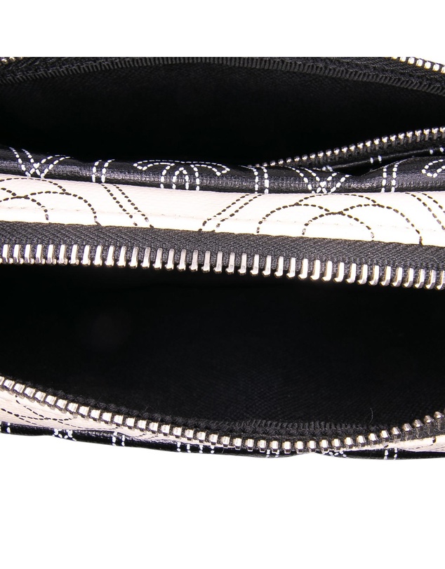 Pre-Loved by Azura Reborn - Pre-Loved Coated Canvas Camellia Logo Camera Bag