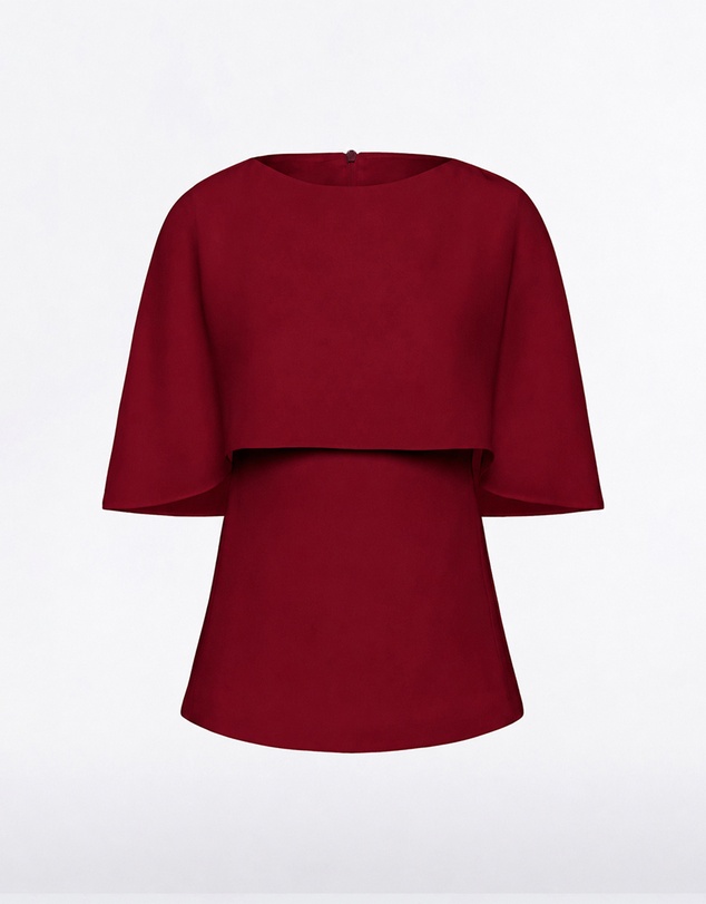Carla Zampatti - Cabernet Crepe Cape Top