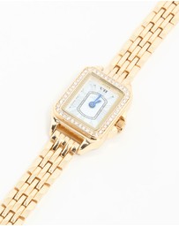 Lovisa - Gold Diamante Mini Rectangular Watch