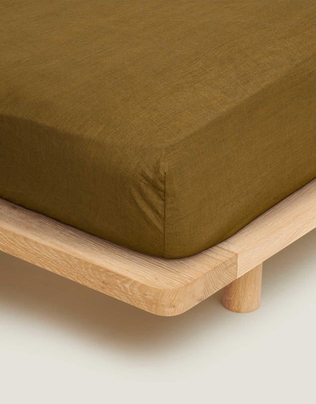 Carlotta + Gee - 100% Linen Fitted Sheet
