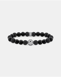 THOMAS SABO - Beads Bracelet Made from Obsidian