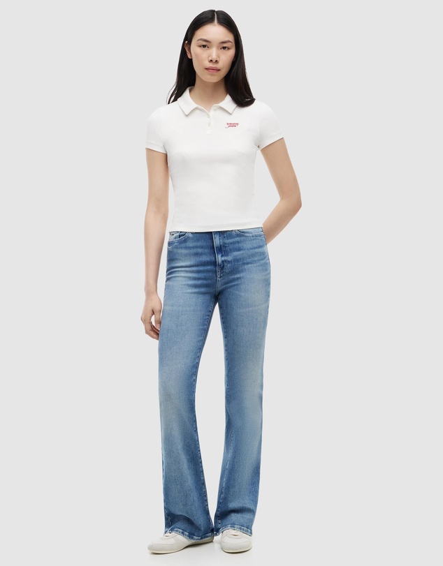 Tommy Jeans - Slim Rib Script Polo