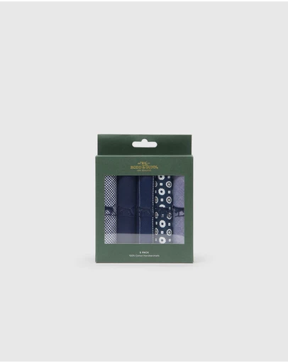 Rodd & Gunn - Gunner Handkerchief 5 Pk