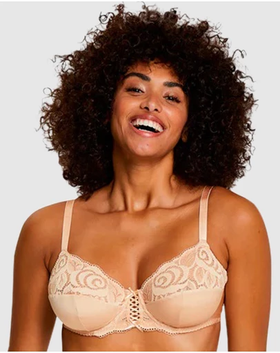 Sans Complexe - Amélie Unlined Wired Full Cup Bra with Lace