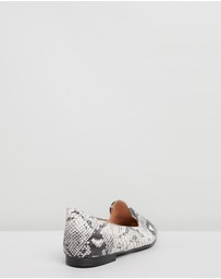 Naturalizer - Lorna Flat - Black/White Snake