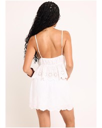 Subtitled - Byron Embroidered Flowy Top