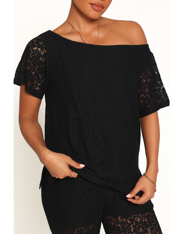 Petal & Pup - Tucker Lace Pant Set - Black