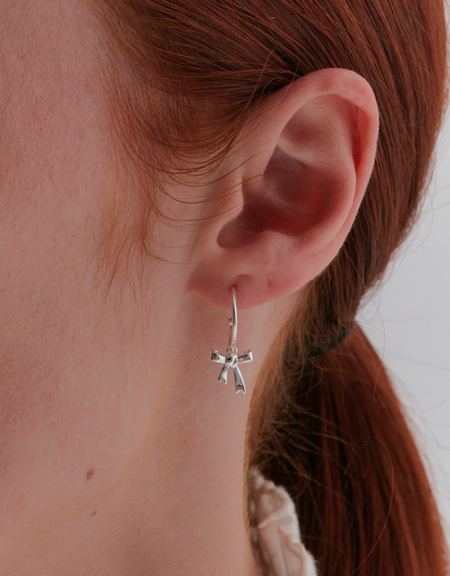 Karen Walker - Bow Hoop Earrings