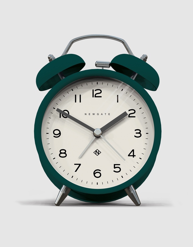 Newgate - Newgate Charlie Bell Echo Alarm Clock Green