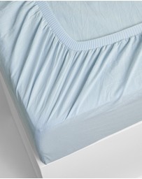 Sheet Society - Leo Washed Cotton Cot Fitted Sheet