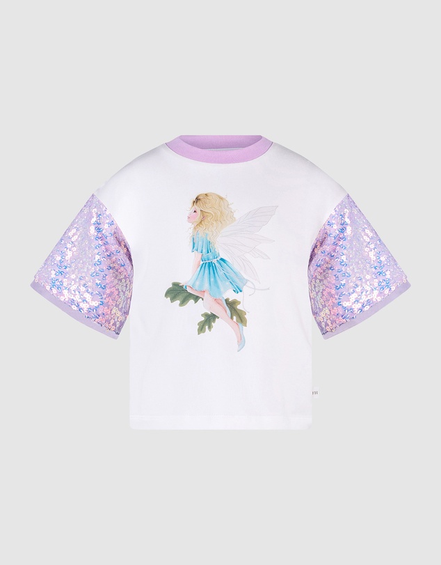 Fleur Harris - Silky's Shimmer Sweet Tee in Lilac