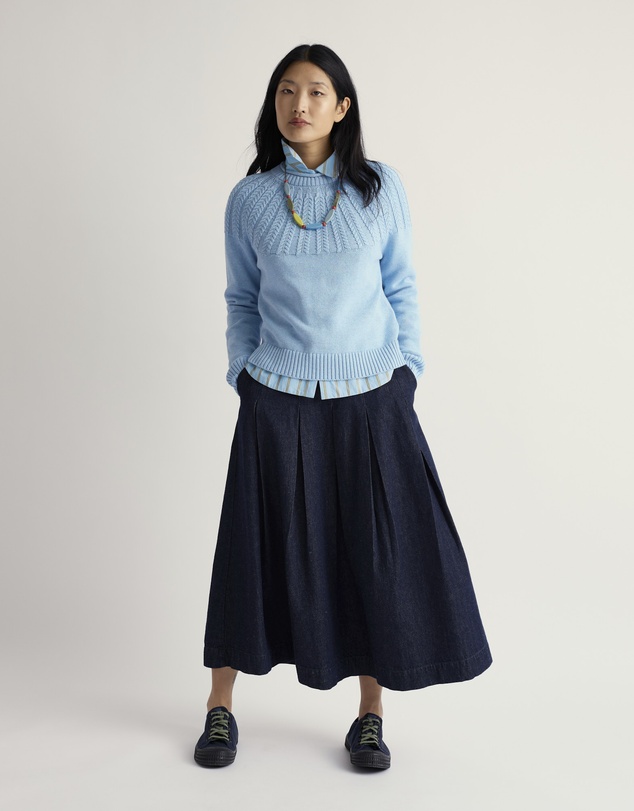 Seasalt - Seasalt Cornwall Blue Stone Chat Jumper