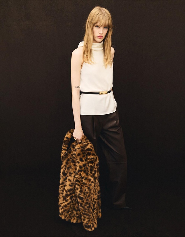 M.N.G - Draped Neck Blouse