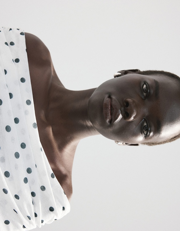 M.N.G - Polka Dot Bandeau Dress