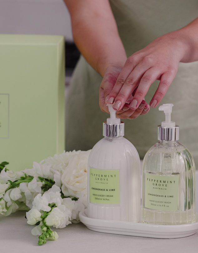 Peppermint Grove - Lemongrass & Lime Hand Care Gift Set