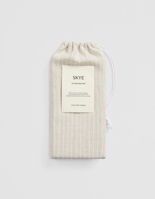 Country Road - Skye Linen Standard Pillowcase Pair