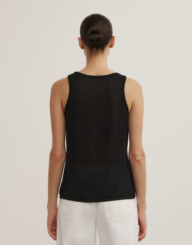 Witchery - Linen Scoop Knit Tank