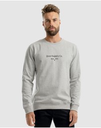 DVNT - Scripture Embroidery Crewneck