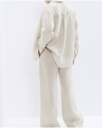 UNISON - Essential Linen Wide Leg Pant