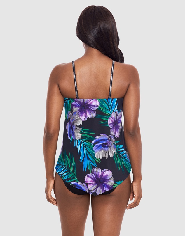 Miraclesuit Swimwear  - Flora Aura Hankini Underwired Convertible-to-Strapless Tankini Top