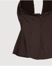 Revibe - Repaired MISHA The Alusia Silk Top - AU 6