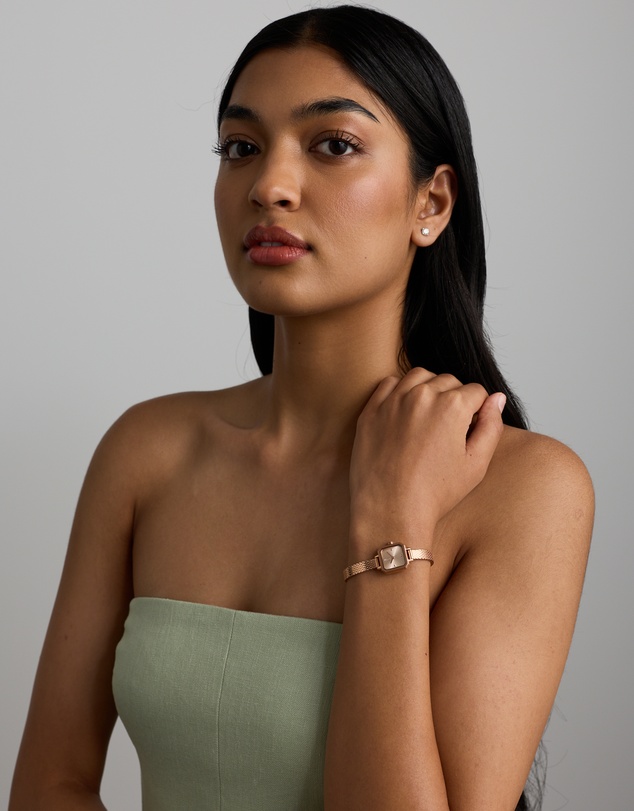 Michael Hill - Women's 17mm Petite Watch in Rose-Toned Stainless Steel