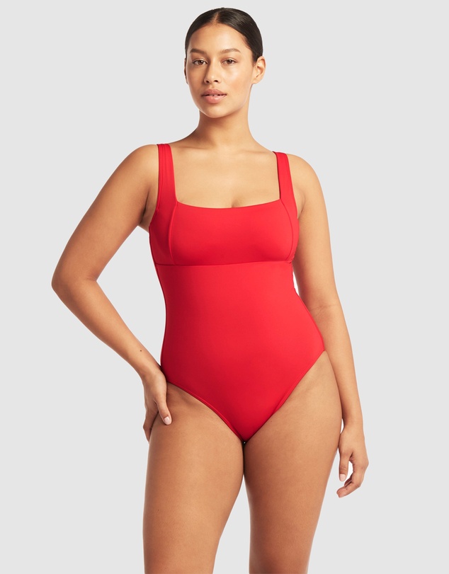 Sea Level Australia - Essentials Square Neck One Piece - INDENT