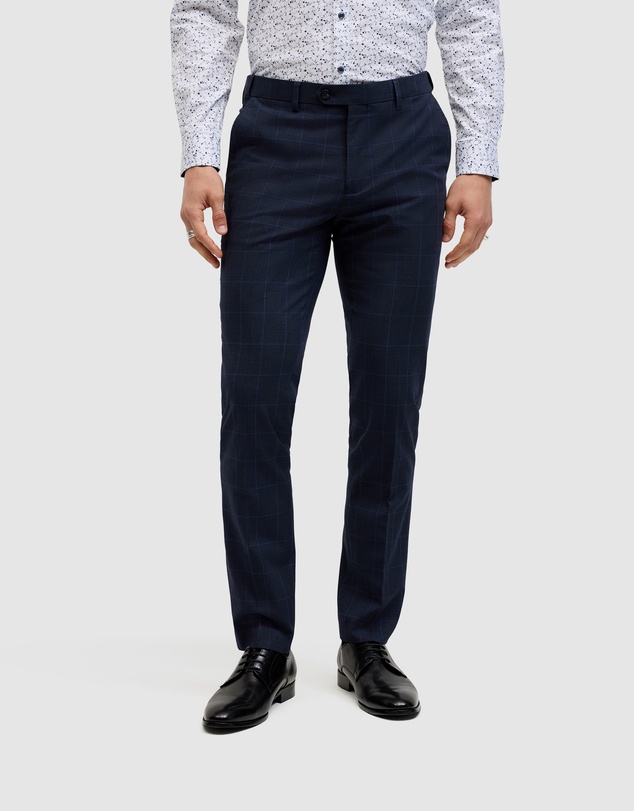 Politix - Connor Windowpane Tailored Pant