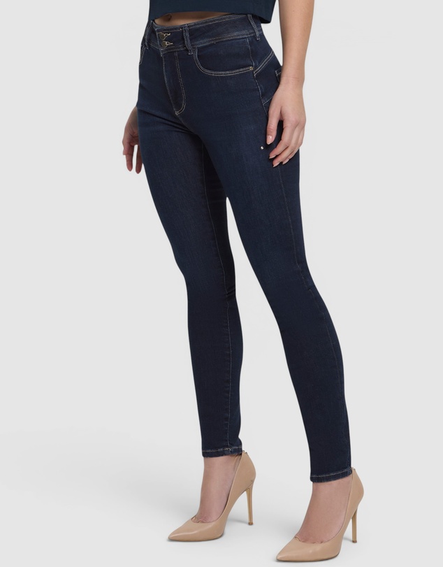 GUESS - High-Rise Skinny Shape Up Denim Jeans