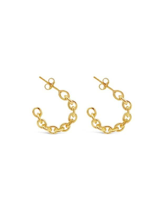 Ichu - Golden Chain Hoops