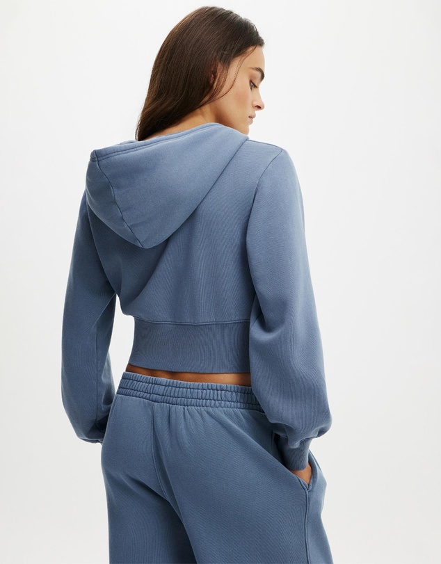 Cotton On Body Active - Fleece Contour Zip Through Hoodie