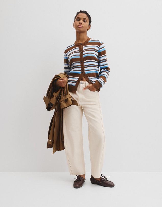 Country Road - Stripe Knit Cardigan